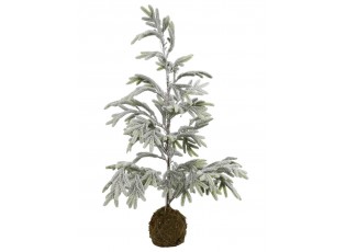 Zasněžený borovicový stromek se světýlky Pine Tree - 85 cm / 3xAA