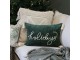 Zelený sametový povlak na polštář Aix Holidays - 50*35 cm Chic Antique