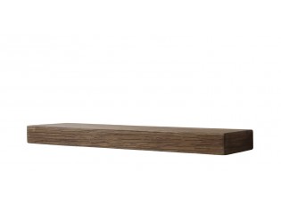 Hnědá antik dřevěná nástěnná polička Sven - 60*18*5 cm