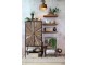 Hnědá antik dřevěná nástěnná polička Grimaud - 50*13*12 cm Chic Antique