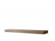 Hnědá antik dřevěná nástěnná polička Grimaud - 50*13*12 cm Chic Antique