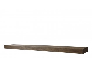 Hnědá antik dřevěná nástěnná polička Sven - 120*18*5 cm