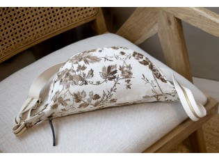 Béžová ledvinka se zlatými vyšívanými listy Anniversary Bumbag - 38*22 cm