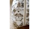Béžová taška se zlatými vyšívanými listy Anniversary Shopper - 58*32 cm Chic Antique