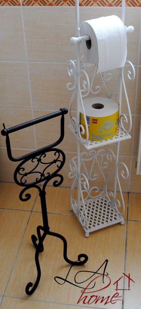 Držák a stojan na toaletní papír 17*17*97 cm