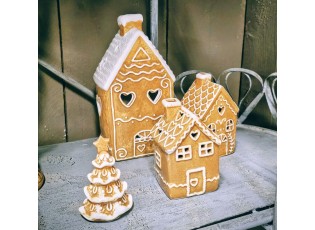 Perníková LED chaloupka Gingerbread Cott - 7*7*11cm