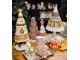 Keramický hrnek sněhulák Gingerbread - 14*9*12 cm / 525 ml Clayre & Eef