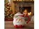Bílo-červený keramický hrnek Santa Claus - 13*10*9 cm / 300 ml Clayre & Eef