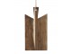 Hnědé dřevěné akáciové prkénko Tapas Laon - 21*3*41 cm Chic Antique
