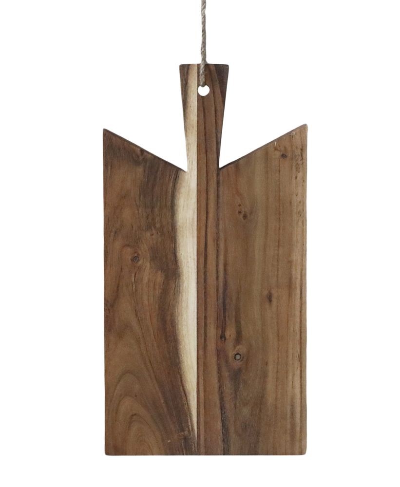Hnědé dřevěné akáciové prkénko Tapas Laon - 21*3*41 cm