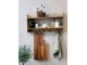 Hnědé dřevěné akáciové prkénko Tapas Laon - 21*3*41 cm Chic Antique