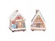 Set 17ks perníková LED chaloupka Gingerbread - 9*8*13 cm / 2xAAA Clayre & Eef