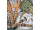 Hnědá antik dřevěná dekorace lyže Ski Vintage - 11*4*28 cm Clayre & Eef