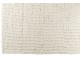 Bílý plyšový měkoučký pletený pléd s velkými oky Blanc - 130*170 cm J-Line by Jolipa