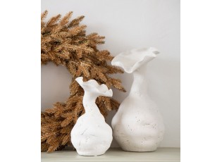 Bronzový vánoční smrkový věnec L - Ø 50*12 cm