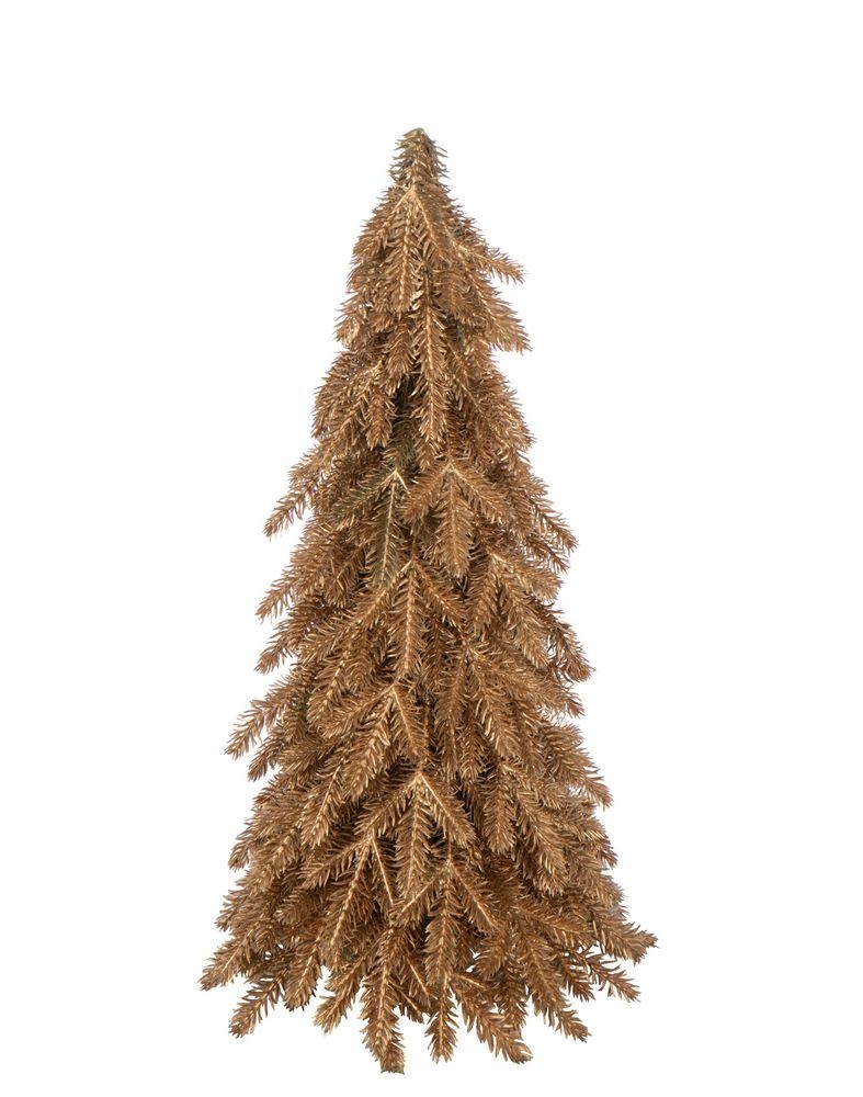 Bronzový vánoční smrkový stromek M - Ø 20*50 cm