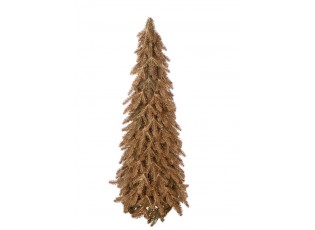 Zlatý vánoční smrkový stromek L - Ø 24*75 cm