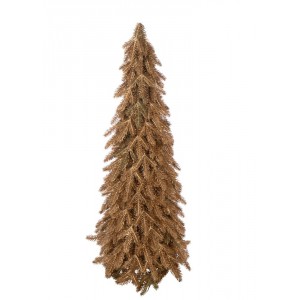Bronzový vánoční smrkový stromek L - Ø 24*75 cm