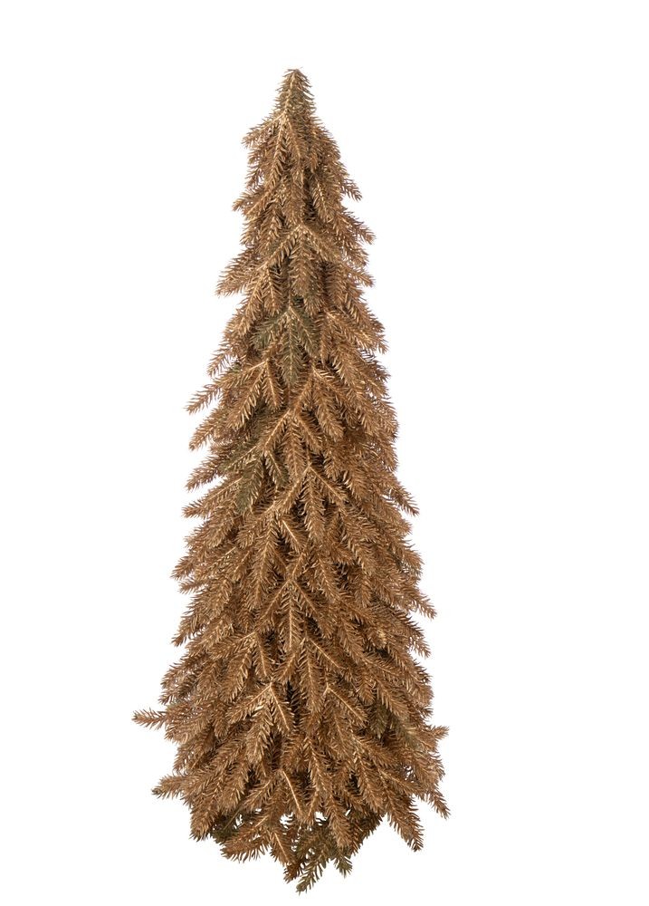 Bronzový vánoční smrkový stromek L - Ø 24*75 cm