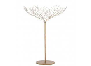 Zlatý veliký kovový dekorační strom Tree Gold - 135*135*180 cm