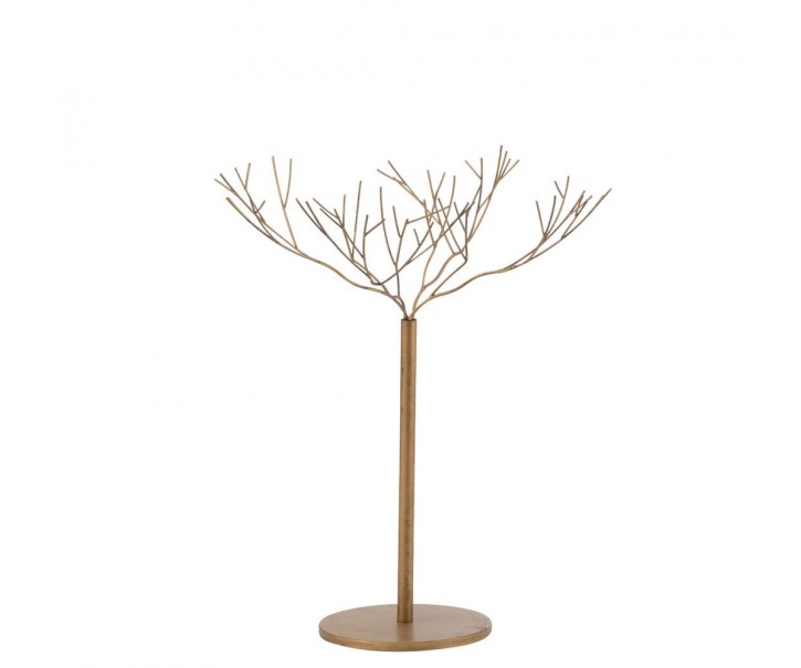 Zlatý kovový dekorační strom Tree Gold - 60*60*75 cm J-Line by Jolipa
