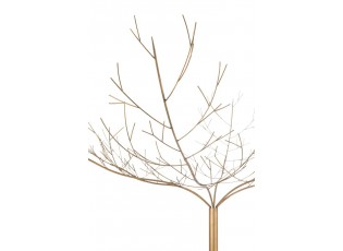 Zlatý kovový dekorační strom Tree Gold - 60*60*75 cm