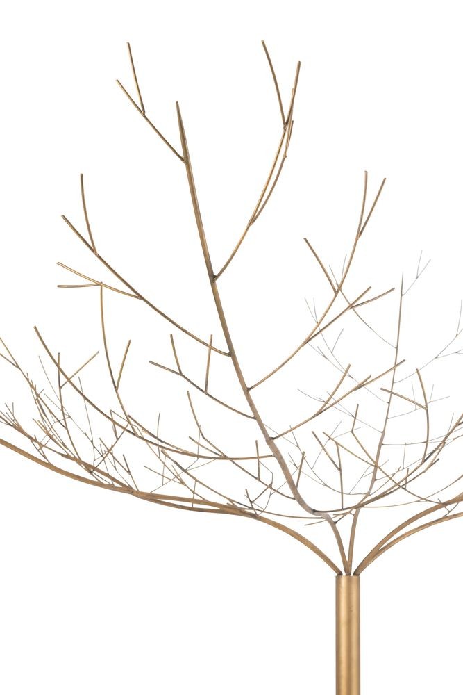 Zlatý kovový dekorační strom Tree Gold - 60*60*75 cm