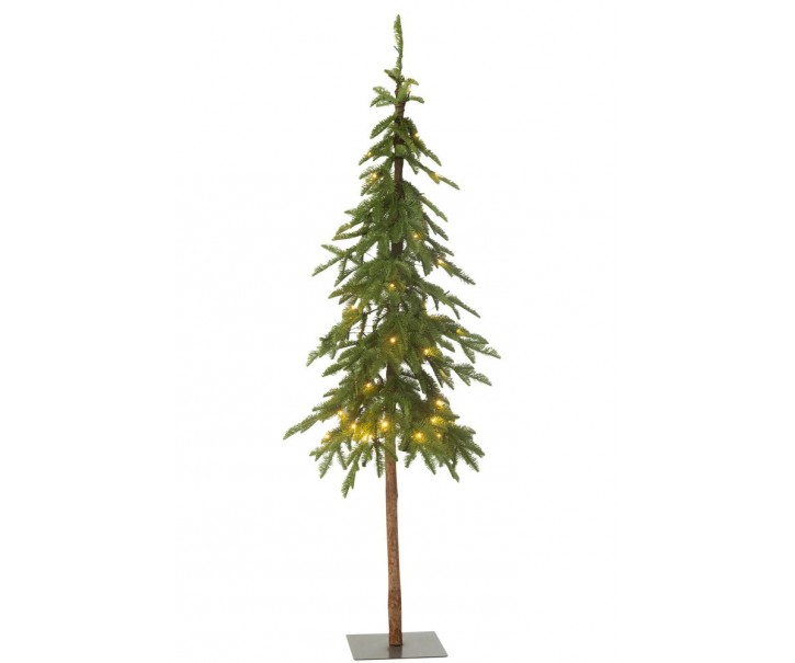 Vánoční zelený strom jedlička s Led světýlky Xmas - 45*170 cm J-Line by Jolipa