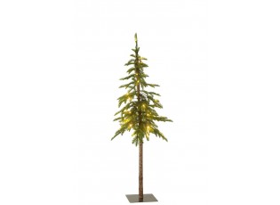 Vánoční zelený strom jedlička s Led světýlky Xmas - 35*145 cm