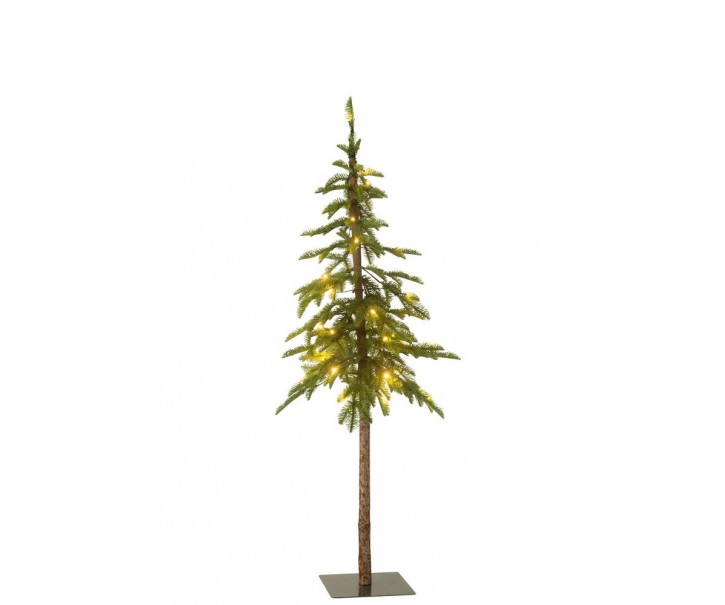 Vánoční zelený strom jedlička s Led světýlky Xmas - 35*145 cm J-Line by Jolipa