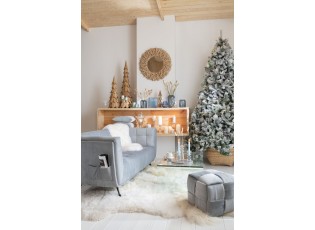 Vánoční veliký zasněžený strom jedle Snowy Tree - 160*160*325 cm