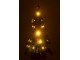 Červeno-zelený strom s ozdobami a Led světýlky L - Ø 25*52 cm J-Line by Jolipa