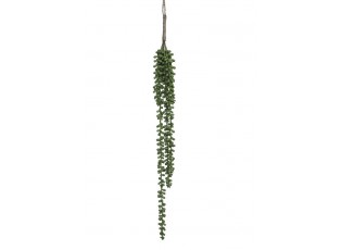 Dekorace zelená závěsná umělá rostlina - 75cm