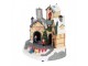 Hrací vánoční domek s LED světýlky a louskáčky - 20*17*23 cm / 3xAA Clayre & Eef