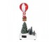 Hrací vánoční dekorace s LED světýlky Santa Claus - 17*13*15/18cm / 3xAA Clayre & Eef