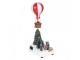 Hrací vánoční dekorace s LED světýlky Santa Claus - 17*13*15/18cm / 3xAA Clayre & Eef