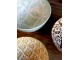 Zelená porcelánová miska s květy uvnitř Arés - Ø12*5,5 cm / 300ml Chic Antique