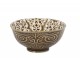 Modrá porcelánová miska s květy uvnitř Arés - Ø12*5,5 cm / 300ml Chic Antique