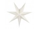 Krémová papírová hvězda Vintage Paper Star v dárkové krabičce - 54*23*54cm Chic Antique