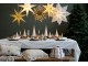 Krémová zdobená papírová hvězda Vintage Paper Star - 60 cm Chic Antique