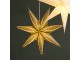 Olivová papírová hvězda Vintage Paper Star - 60 cm Chic Antique