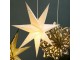 Krémová papírová hvězda Vintage Paper Star v dárkové krabičce - 54*23*54cm Chic Antique