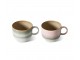 Set 2ks hrnek na čaj 70s Lush Tea - 14*10*8cm / 425 ml HKLIVING