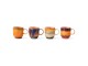 Set 4ks hrnek na kávu 70s Café Brazil - 10*7,5*8cm / 250 ml HKLIVING