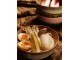 Set 2ks šedá miska s hnědým okrajem 70s Chef - Ø 19*8,5 cm HKLIVING