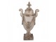 Béžová antik dekorace s ornamentem lilie Fleur-de-lis - 35*25*65 cm Clayre & Eef
