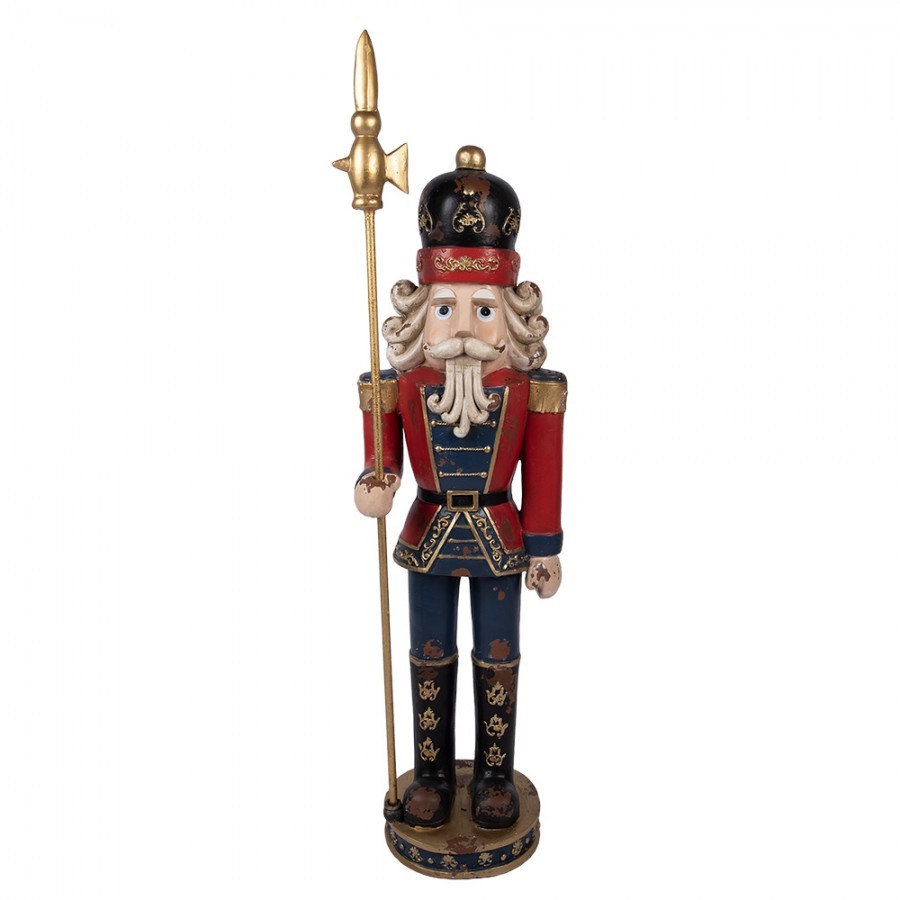 Velkoformátová dekorativní figurka Louskáček Nutcracker - 30*25*120 cm