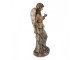 Béžová antik dekorace socha anděl Angel Vintage - 40*30*100 cm Clayre & Eef