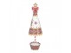 Christmas Decoration Figurine Christmas Tree ? 11x37 Cm Brown White Metal Gingerbread Man - ? 11*37 cm Clayre & Eef