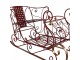 Christmas Sleigh Large 107x56x56 Cm Red Metal - 107*56*56 cm Clayre & Eef